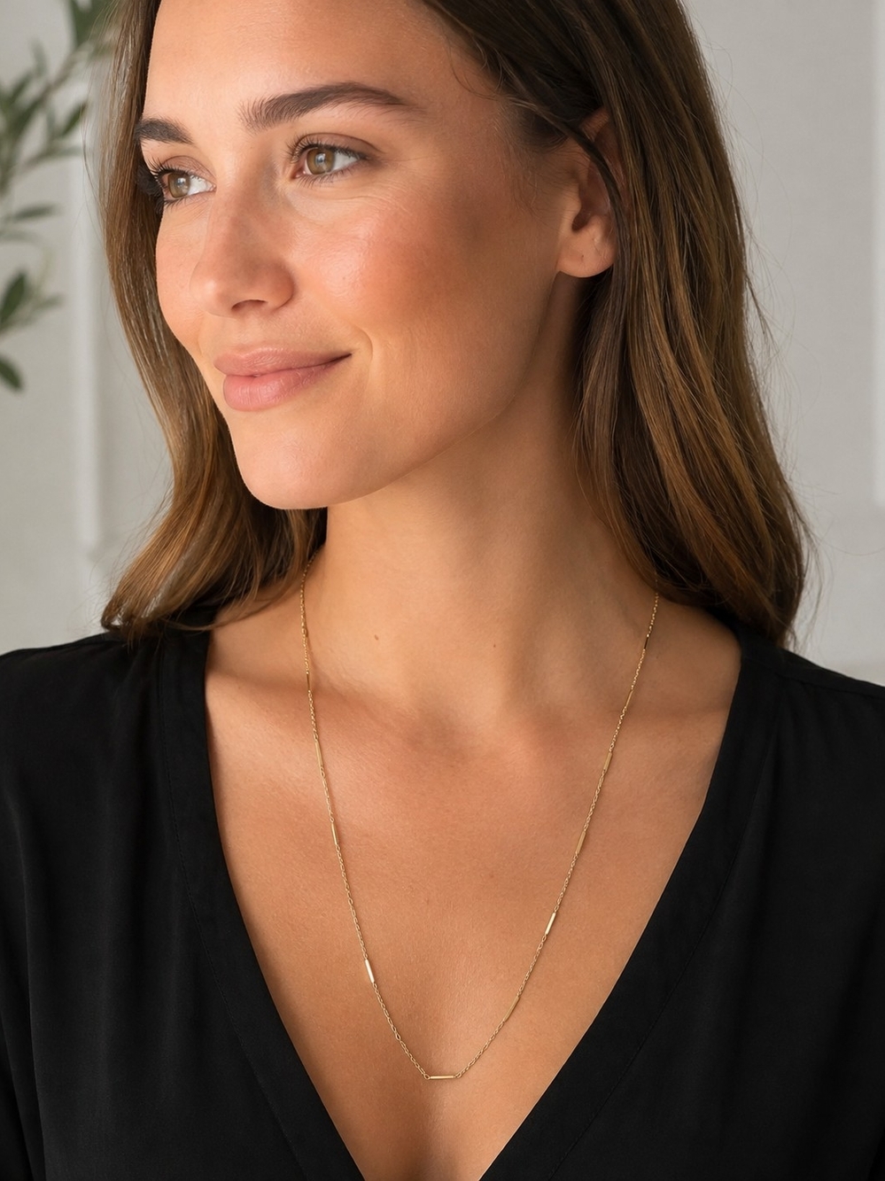 Sarah Coventry Gold Tone Dainty Necklace